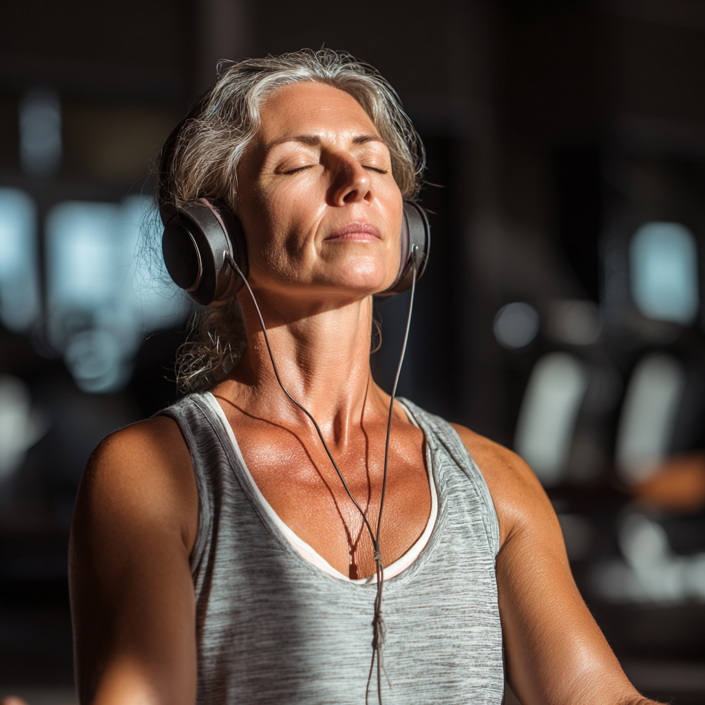 Аудіо-терапія з навушниками та заспокійливими хвилями